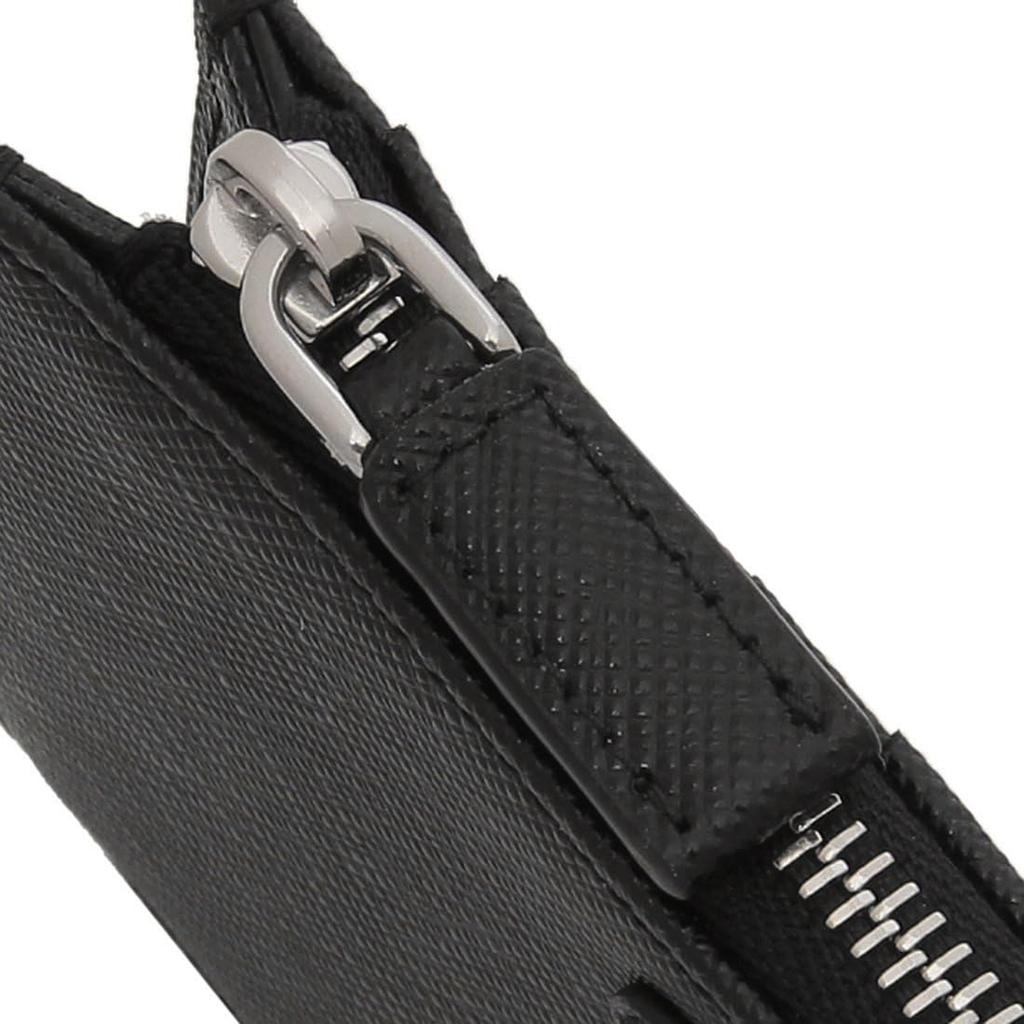 Portmoneu cu carduri, portofel negru 2MC086 QHH F0002 [Prada] [Prada] Bărbați [Articol]