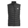 Golf Ripstop Warm Down Vest In Black Men's Water-Repellent Full-Zip