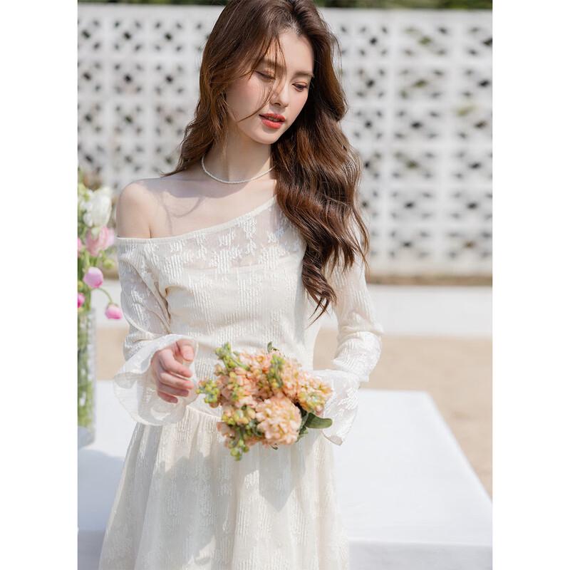 

Mokana Elegant Long Sleeve Short Dress M