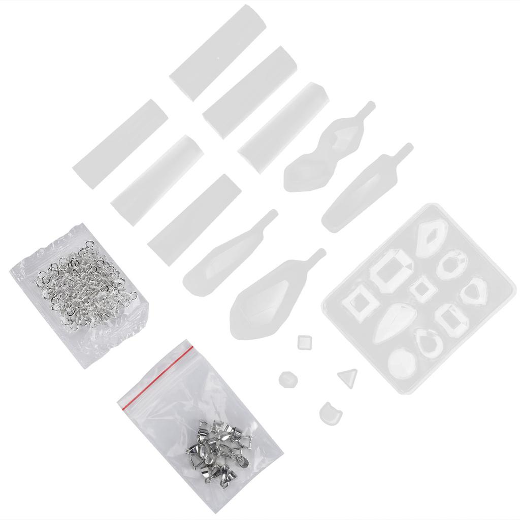 Handicraft Jewelry DIY Silicone Mold Earring Pendant Making Mold Eye Screw Accessory Set