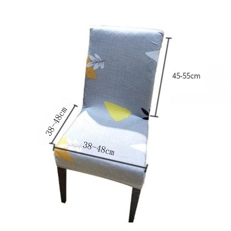 Milk-Silk Fabric Chair Cover Durable Eco-Friendly Odorless Decorative Elastic Seat Cover Home Hotel Wedding Universal Seat Cover