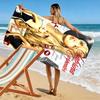 Sabrina Carpenter Melody Print Strandtuch, Großes Weiches Schnelltrocknendes Handtuch für Strand Camping Schwimmen
