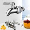 Spigot for Beverage Dispenser Stainless Steel Metal Spigot Dispenser Jar Juice Cold Drink Wine Beer Replacement Faucet Dropship