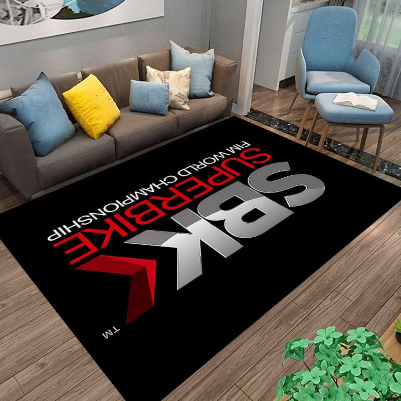Superbike FIM Logo Carpet suitable as a non-slip mat for the living room or bedroom sofa