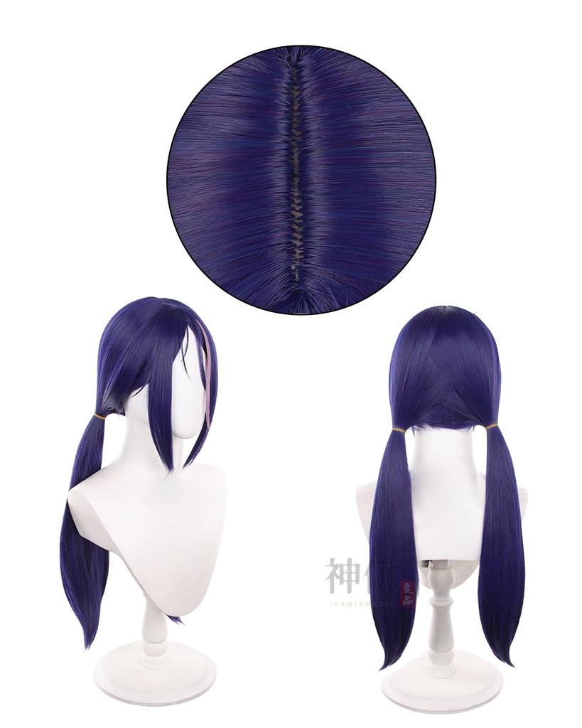 MiSide Mita Cosplay mit Heldin Cosplay Kostüm für Schule und Bühne mit [Ausgezeichnete Qualität] Perücke, Erwachsene, Festivals, Veranstaltungen, (Mita Perücke, L)