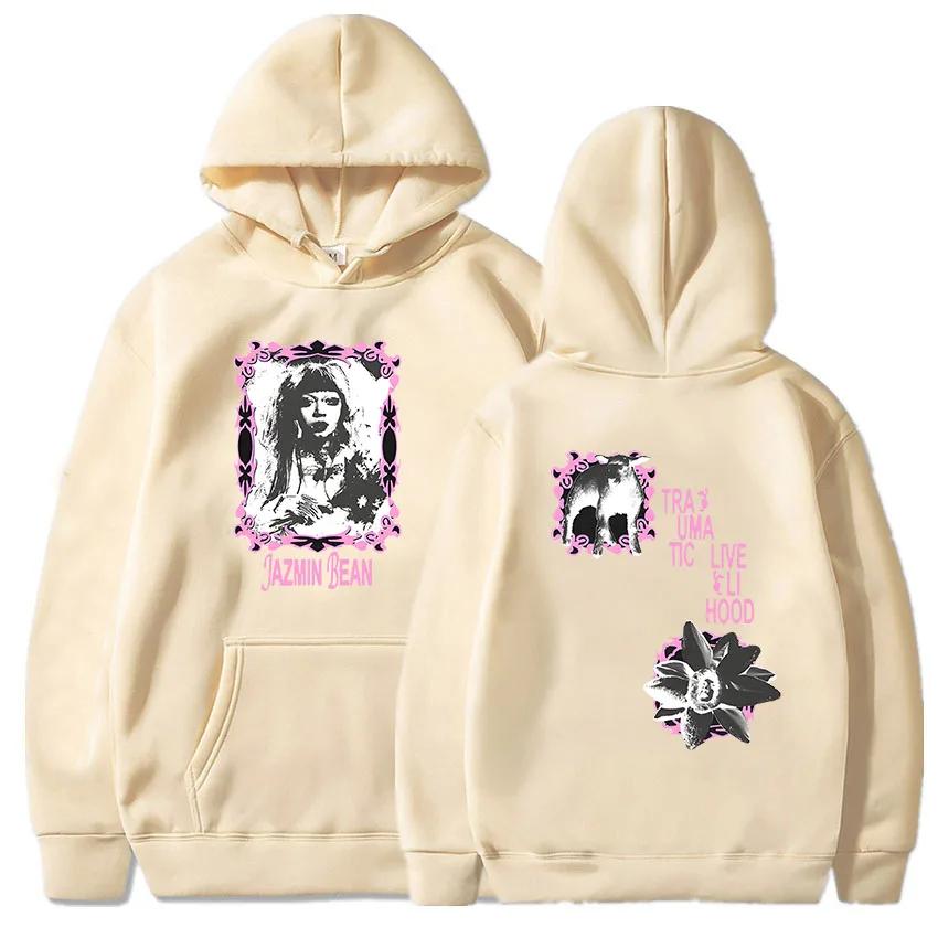 Graphic Clothes Jazmin-Bean  The Traumatic Livelihood Tour Hoodies Aesthetic Printing Sweatshirt Hooded Pullover