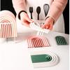 Rainbow Shape High Temperature Resistant Coaster Dining Table Mat Insulation Pad