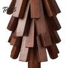 Wooden Tripod Coaster Set Trivets for Hot Dishes 3/4Pcs Tree Shape Coasters Practical Kitchen Accessory with Stand Table Decor Accessories Rustic