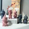 Halloween Skull Candle Silicone Mold DIY Plaster Resin Soap Making Pumpkin Aromatherapys Candle Mould Handmade Decor