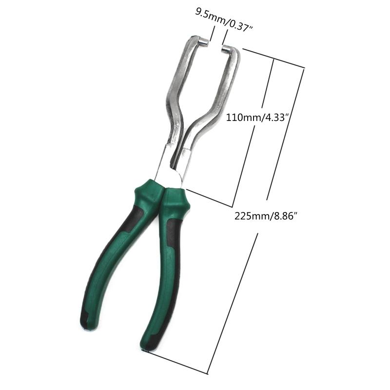 Fuel Line Clip Pipe Plier Disconnect Removal Tool Car Hose Clamp Plier Angled Clip Plier Tube Bundle Removal Repair Tool