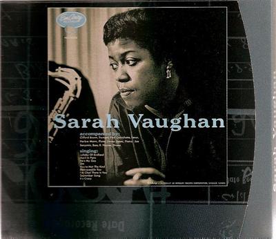 CD SARAH VAUGHAN - Sarah Vaughan 5433052,MG36004 Verve Records,  2000 US Jazz Used