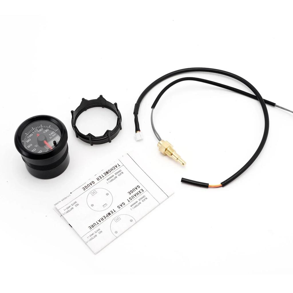 2" 52mm Boost Gauge Voltmeters Oil Pressure Turbo Boost Oil Temp Water Temp Tachometer Air Fuel Ratio EGT Car Gauge