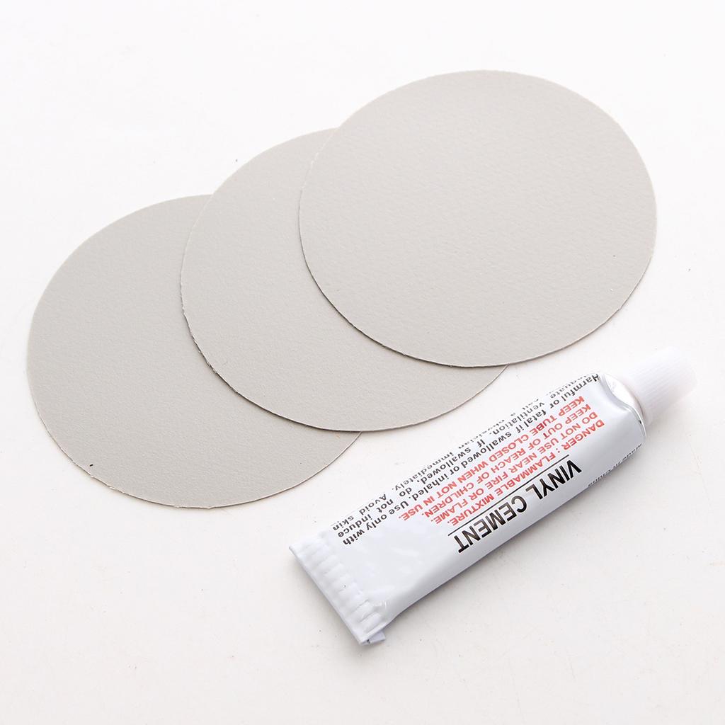 3PCS Circular PVC Repair Patches 1PCS Vinyl Cement Glue For Inflatable