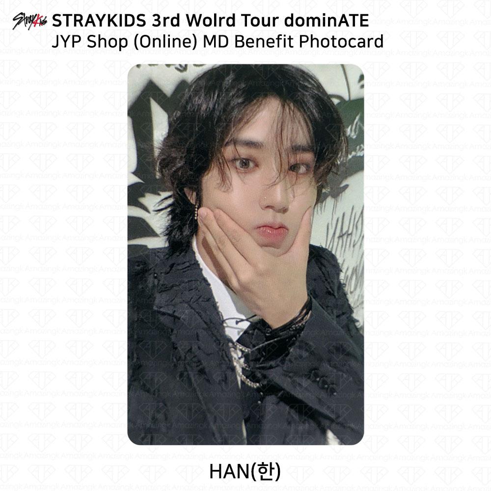 

Stray Kids 3rd World Tour доминирует JYP Shop Online MD Benefit Photocard KPOP Han