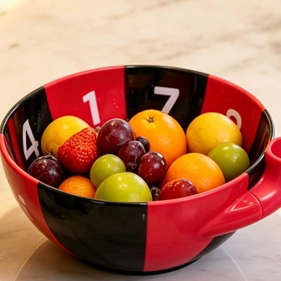 Berry Washing BowlSelf Spinning 360-Degree Cleaning Colander with Quick Drain System Multipurpose Rotating