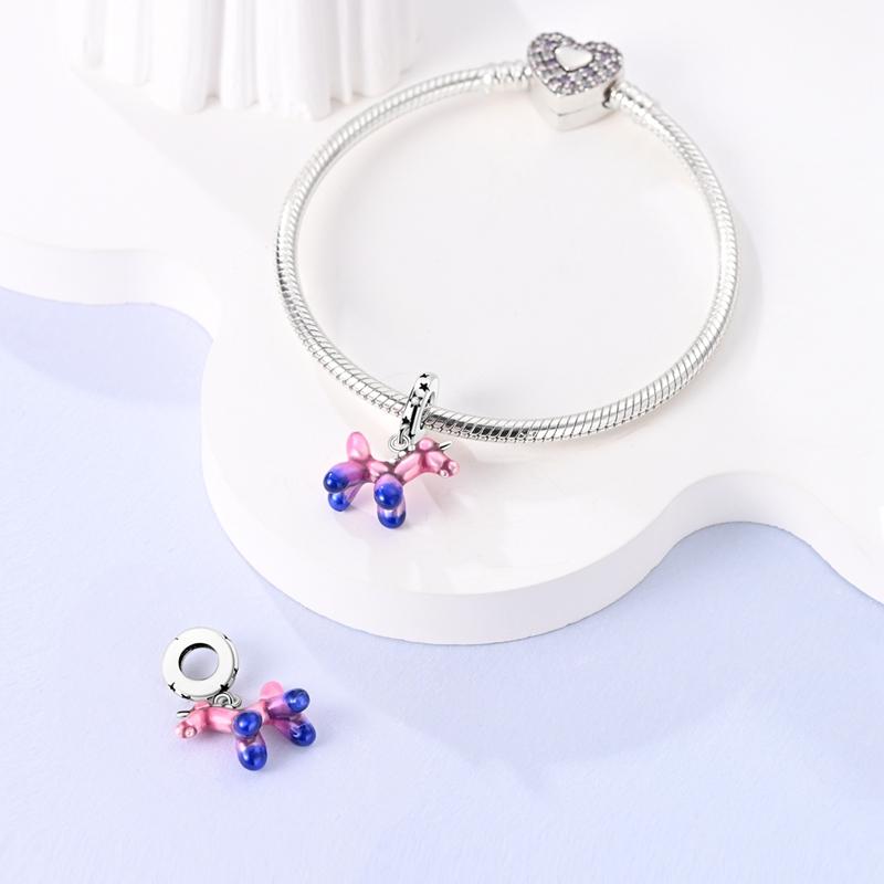 Dreamy Balloon Unicorn Pendant Plata R Authentic Bead Charms Compatible With Authentic Charm Bead Charms Bracelets Bead Charms Jewellery Gifts Ideal F