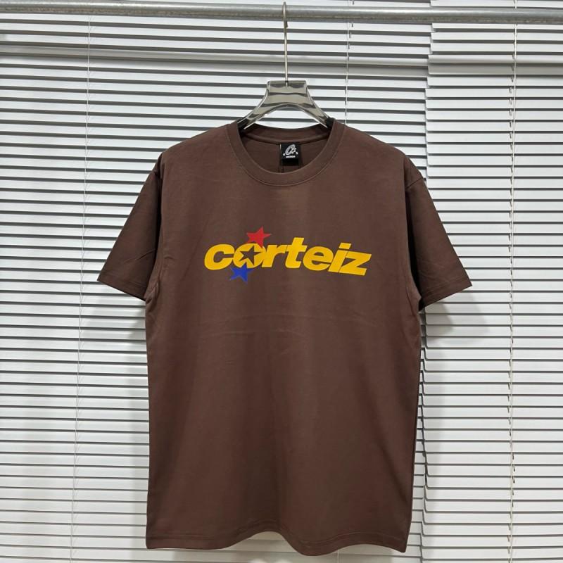 Unisex Loose Fit Cotton T-Shirt With Geometric Letter Print Casual Top Teens Adults
