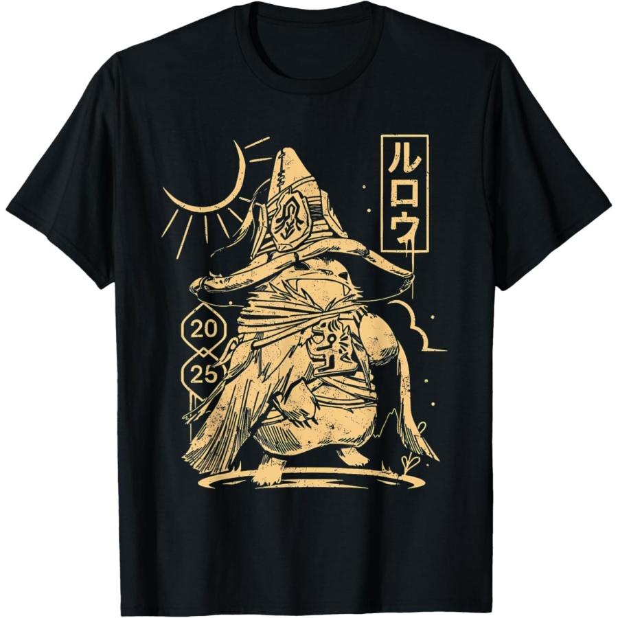 QRXYTVEIMN Футболка Монстр Хантер Дикие Земли Фэнтези Приключение S