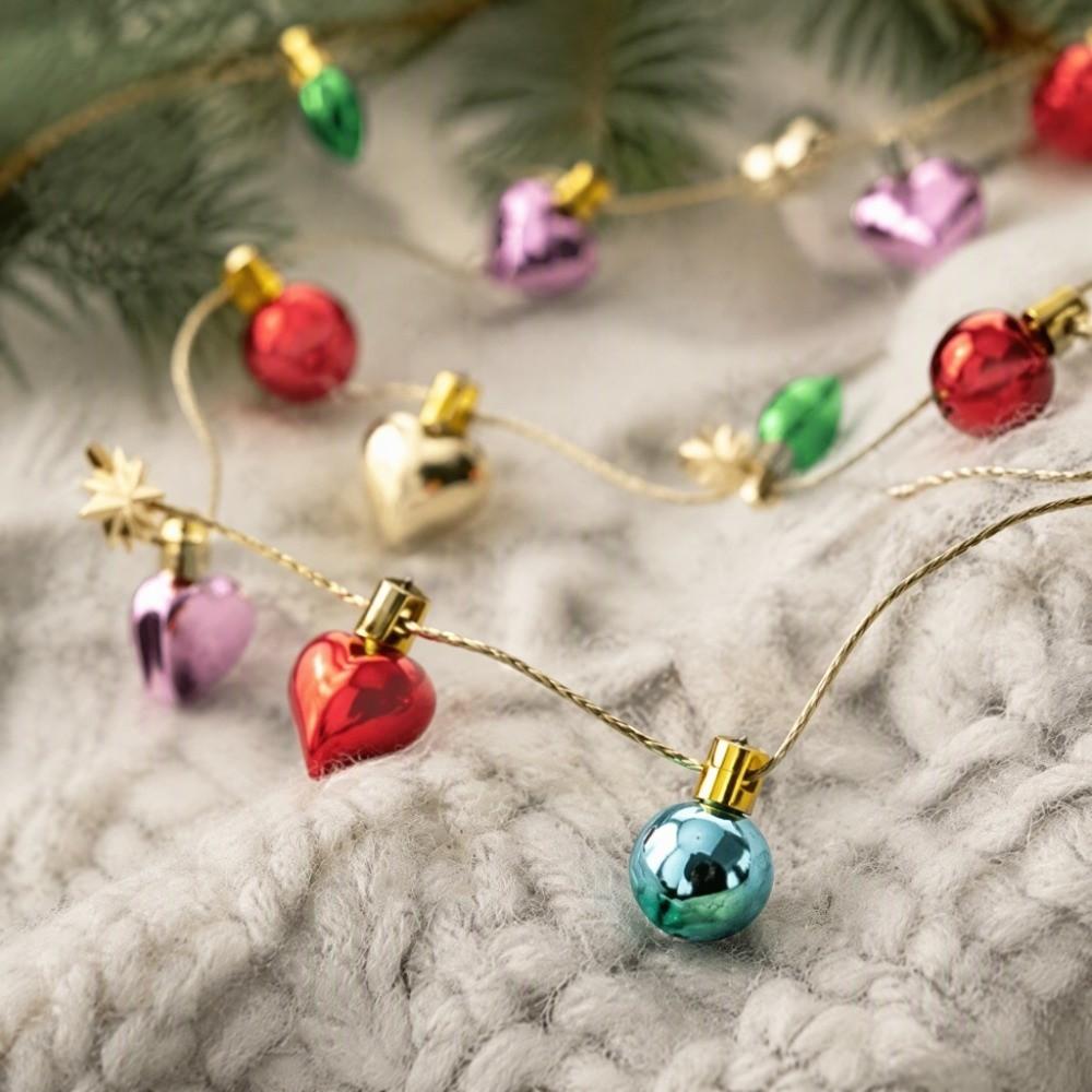 Miniature String Of Fake Lights Fake Mini Xmas Tree Decoration Dollhouse