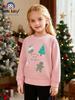 Children's Cartoon Print Long-Sleeve Sweatshirt for Autumn/Winter