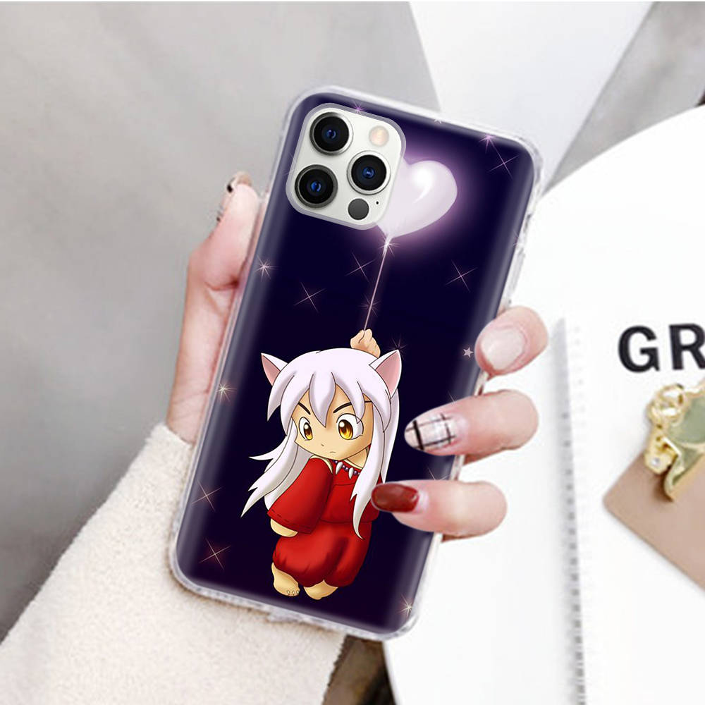 

JW69 InuYasa Hanyō Прозрачный чехол для Samsung A04 A14 A23 M33 M53 Realme 10 9 C35 C55 VIVO Y02 X80 Infinix Hot 30 Note 11 Tecno Spark 8P Pro Tecno Pova 4 аэро