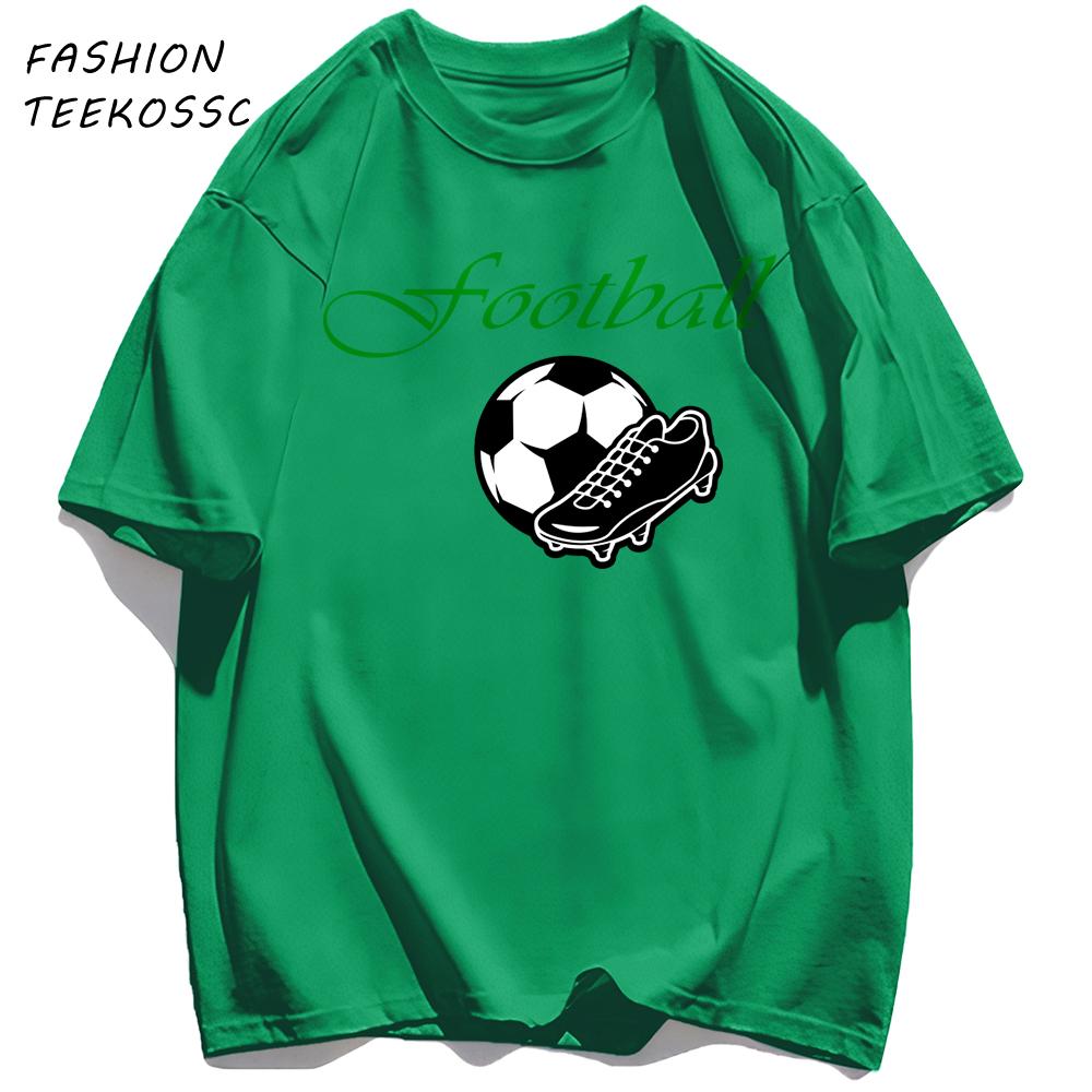 Football Is A Very Healthy Sport TShirt Men Summer AllMatch TShirts ONeck Casual Short Sleeve Hip Hop Cotton Streetwear