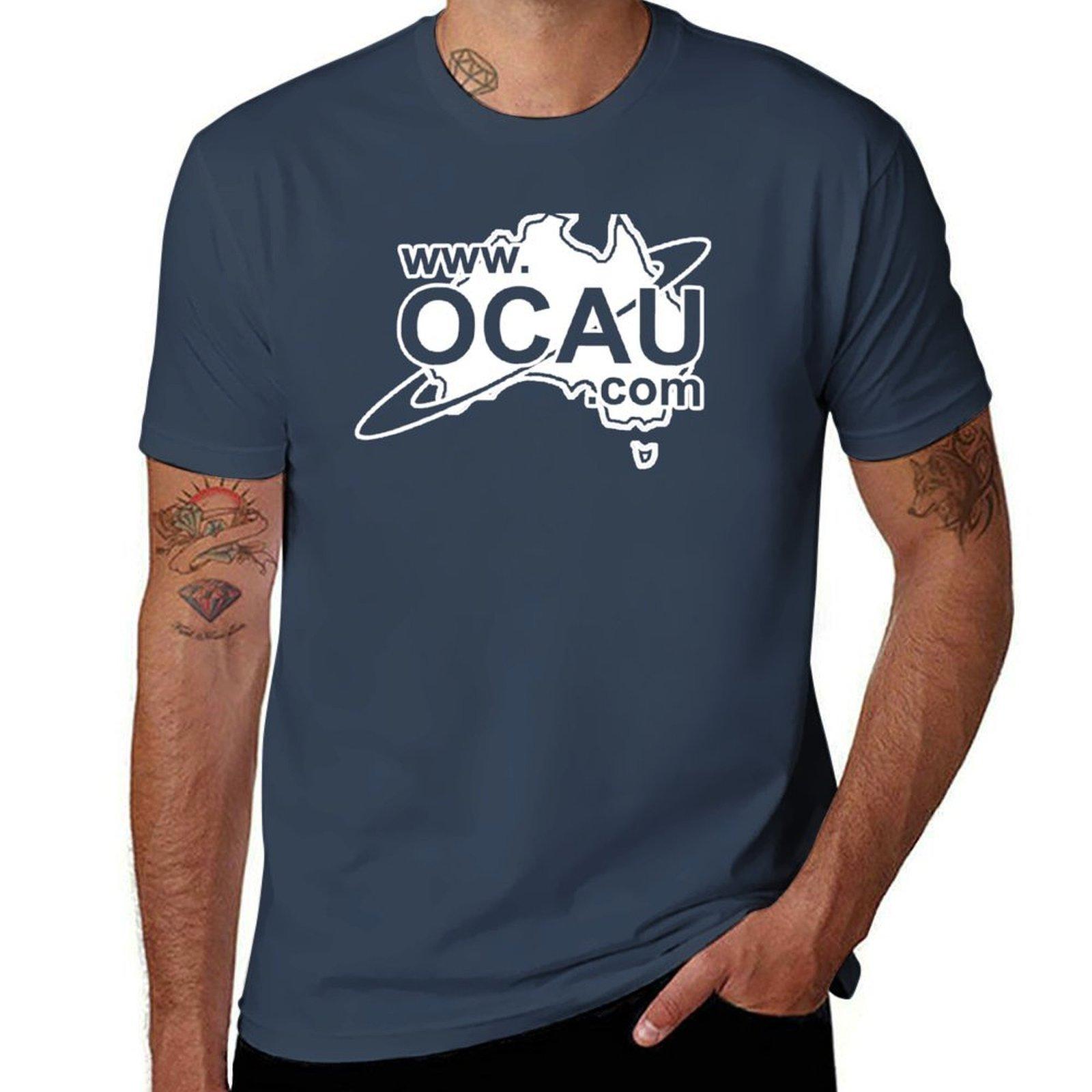 OCAU Classic Logo Design TShirt Big Size Loose Fit Tee Shirt S
