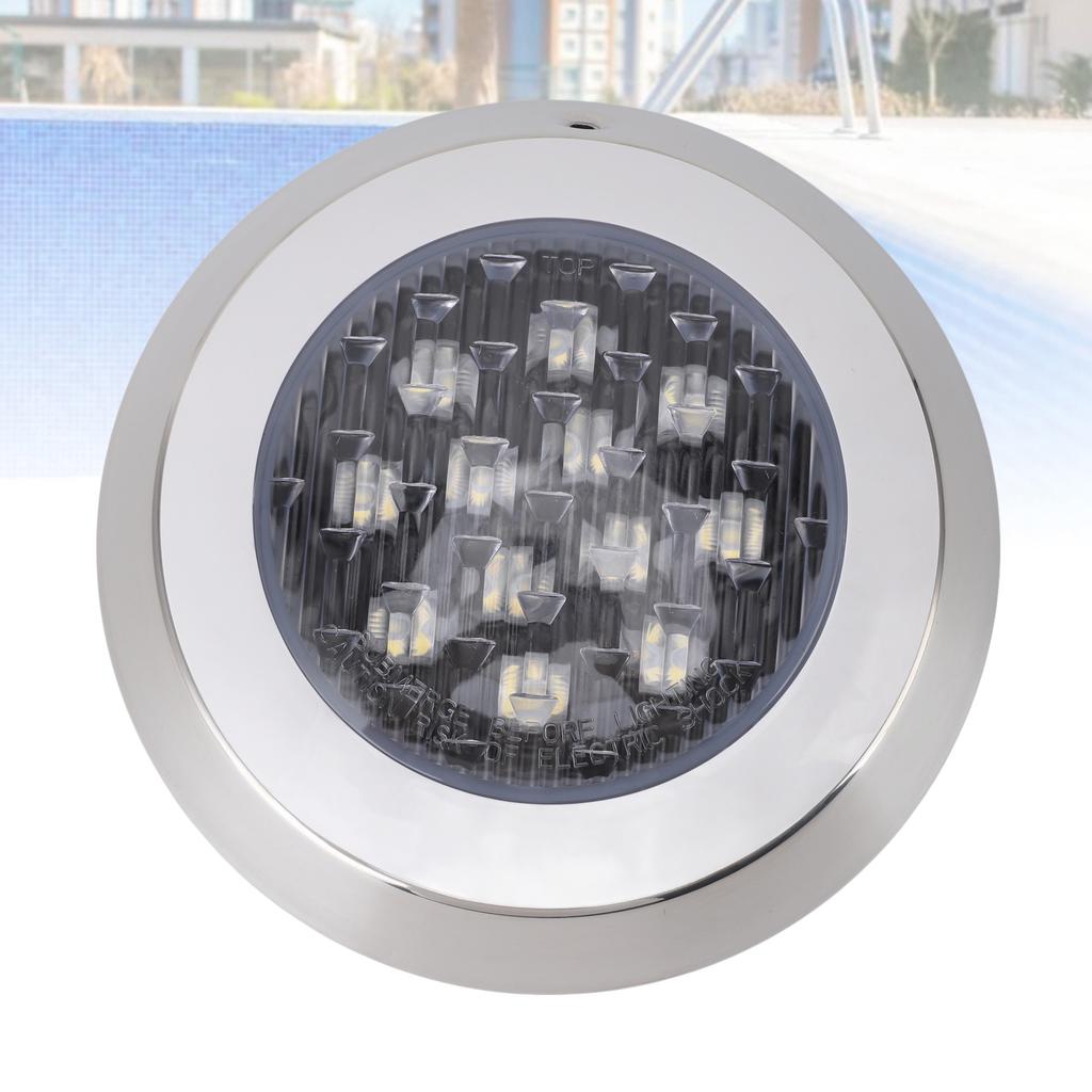 Submersible Pool Light Professional Warm Light 3000k 24V Recessed Decorative Waterproof Underwater Pool Lights for Pool Pond Bath Hot Tub Spa