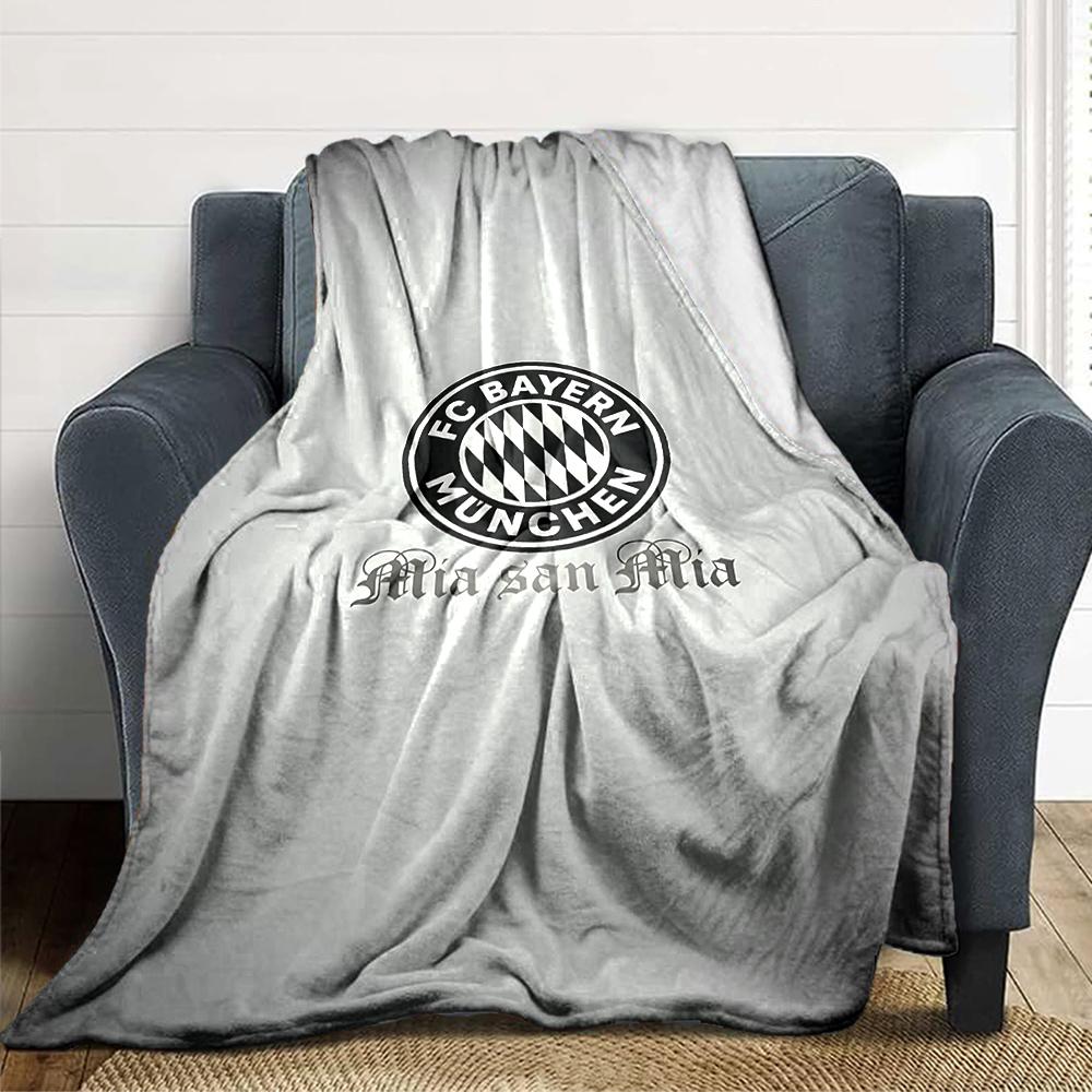 Bayern Munich Crest Blankets Flannel Printed Breathable Warm Throw Blanket for Home Office Bedspreads 0708a120