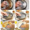 Non-Scratch Wire Dish Cloth, 10PCS Single Layer Multipurpose Wire Dishwashing Rags for Wet and Dry, Dish Cloths for Washing Dishes, Stovetops,