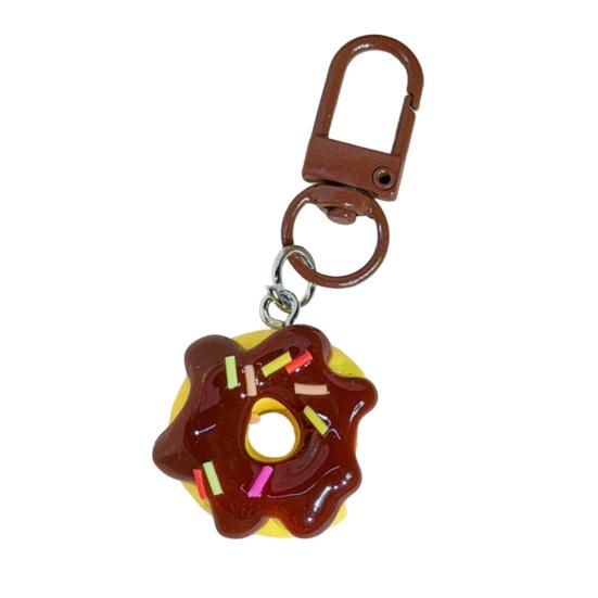 

Keychain Pendant Corn Egg Tart Design Mini Size Food Keyring Keys Bags Phone Lanyard Versatile Hanging G