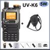 Quansheng UV-K6 Walkie-Talkie UV-K5, Aviation Multi-Band, One-Key Frequency Pairing, Bilingual English/Chinese.