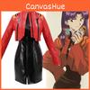 Autentico costume cosplay di Eva Katsuragi Misato, perfetto per il Comic Con.