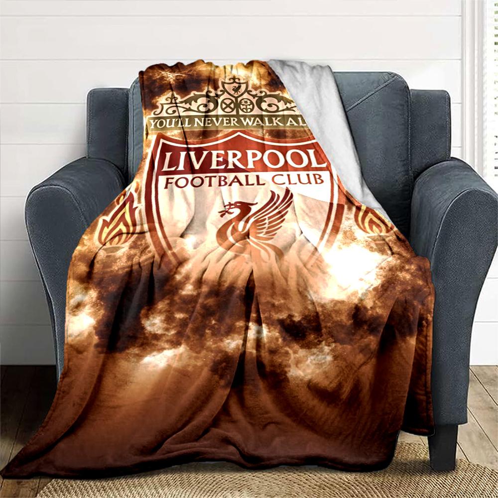 Liverpool Blanket Soft & Cozy Perfect for Couch Office Seaside for All Occasions Playful Design Ideal Gift For Birthday Valentine'S Day