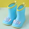 New Style 3D Children's Rain Boots Kids Baby Cartoon Water Shoes Infant Waterproof Non-Slip Warm Water Shoes Rubber Boots