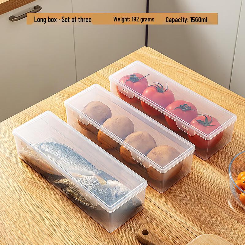 Wu Tuo Refrigerator Food Storage Containers, 3-Pack