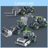 Inertia Alloy Construction Vehicles Set With Movable Parts For Kids Educational Play