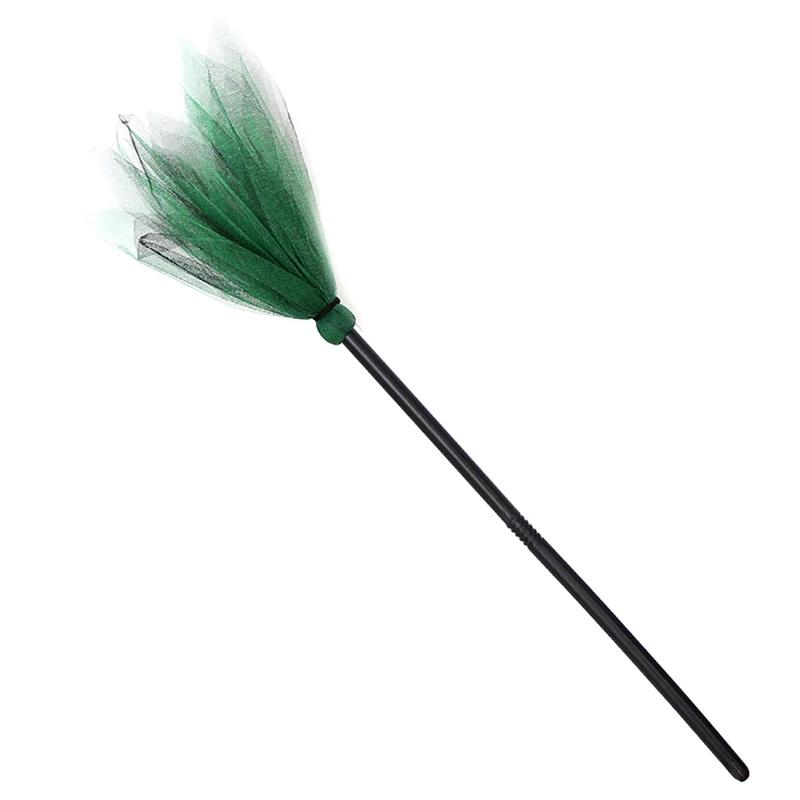 Halloween Party Witch Broom Kids Plastic Cosplay Flying Broomstick Props For Masquerade Halloween Cosplay