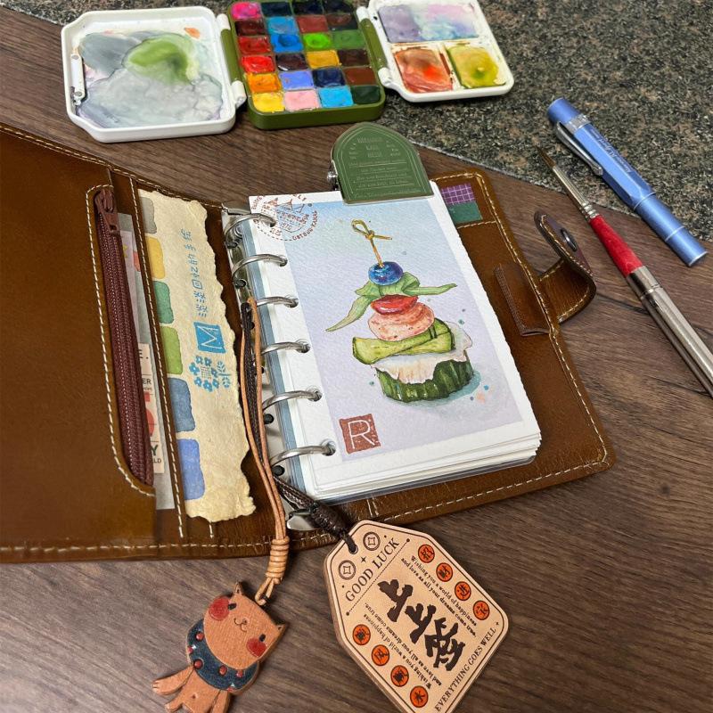 Refillable Leather Pocket Notebook & Diary - M5m5