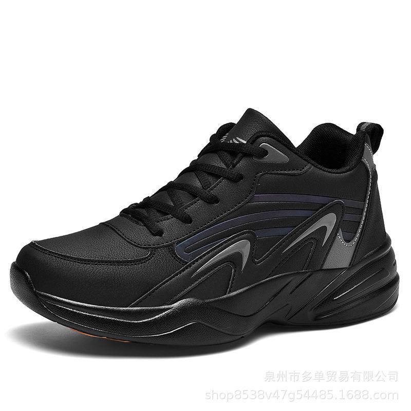 Winter velvet thickened cold-proof and warm cotton shoes, new lightweight outdoor low-top soft-soled cushioning sports dad