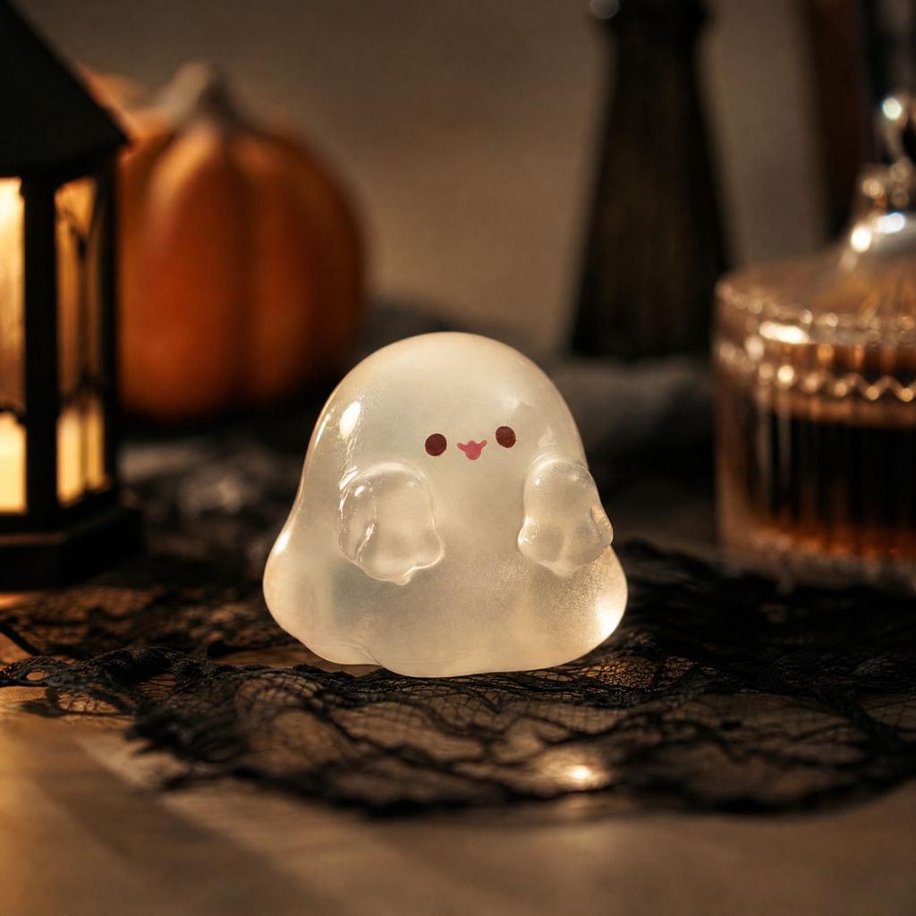 Halloween -in-the-Dark Transparent Figurine for Home and Party Decor