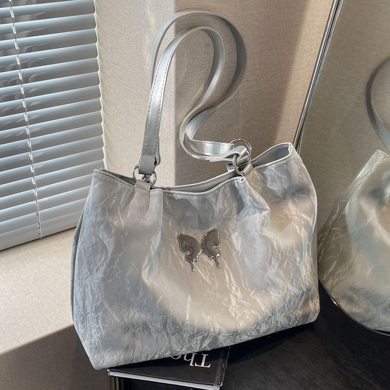 Butterfly Tote Large Women's Bag Fashionable Commuter Bag Large Capacity Versatile Shoulder Bag