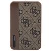 Guess Powerbank 15W Gupb5Lp4Gegw5000Mah Brązowy/Brown 4G Leather Metal Logo