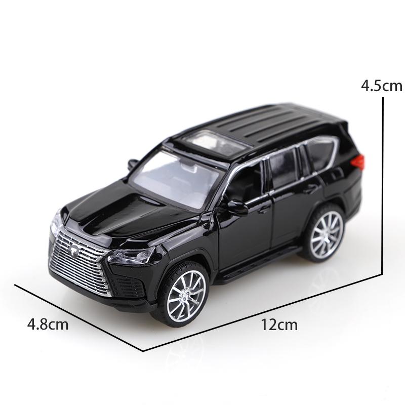 (Bagged) 1:36 Alloy SUV Model LX570, Off-road Pull-back Car, Off-road Alloy Pull-back Car, Cool Alloy Car