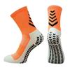 Non Slip Grip Soccer Socks with Triangle Silicone Dots for Enhanced Traction and Stability Athletic Sports Crew Socks for Football Training