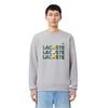 Lacoste Unisex Adult Lettering Fleece Crew Neck Sweatshirt