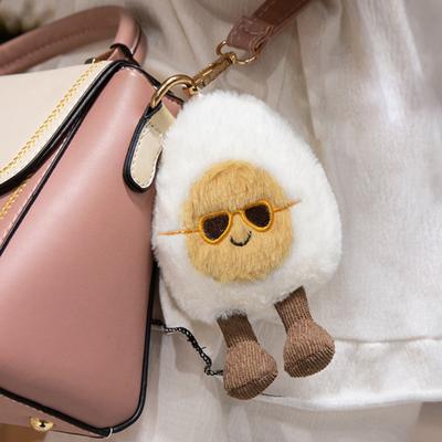 Huevo Cocido Feliz Peluche Divertido Peluche de Huevo para Foodies Deportes