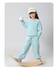 Kids' Autumn/Winter Hoodie & Sweatpants Set: Fleece-Lined Pullover for Boys & Girls