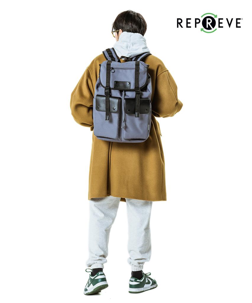 Aged Gray Repreve Magnetic Backpack (Gray)