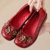Fashion New Exquisite Cow Leather Wedged Flats Women Handmade Cutout Flower Moccasins Woman Antique Slip On Shoes Ladies Elegant Flats